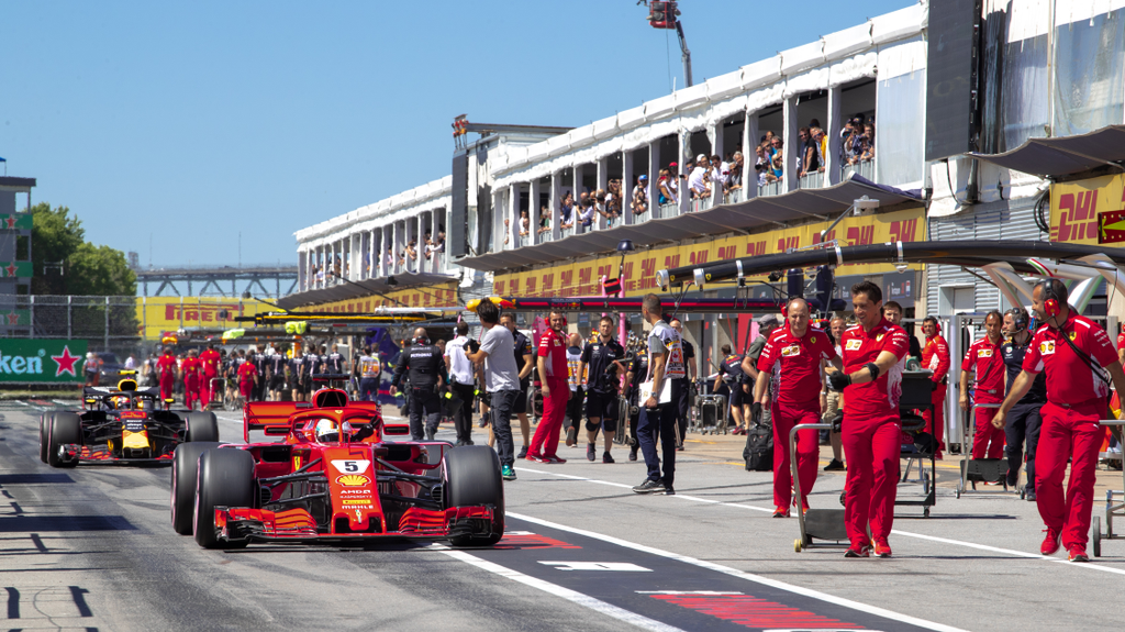 A Forma-1-es Kanadai Nagydíj szombati napja, Sebastian Vettel, Scuderia Ferrari 