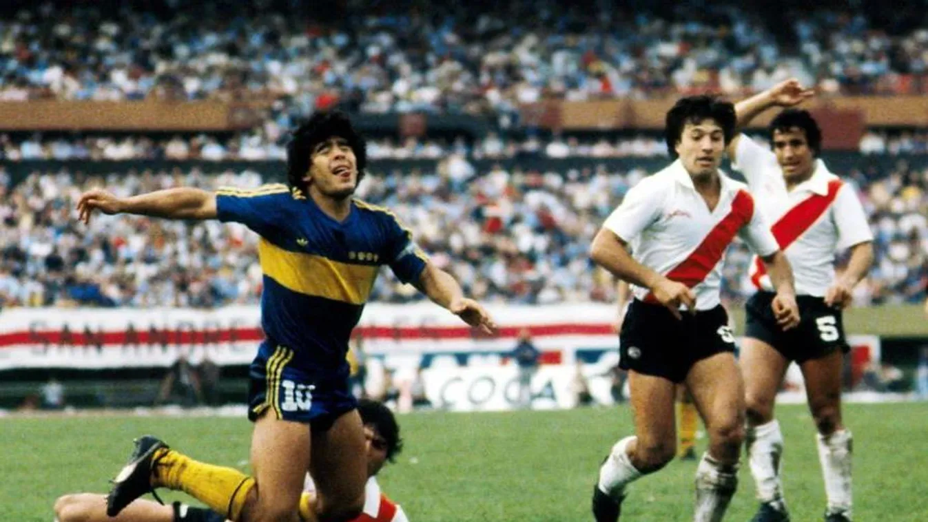 Maradona egy Boca-River meccsen 
