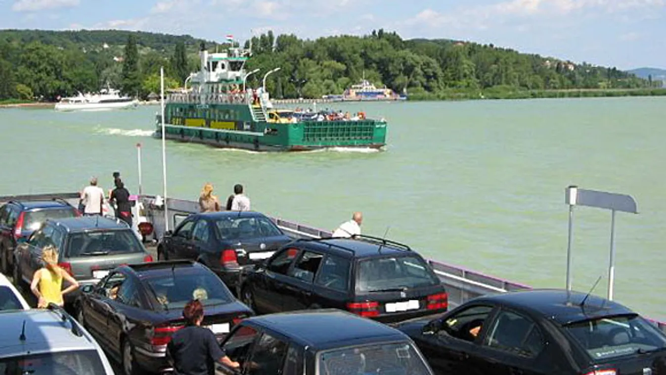 Balaton, Szántód, komp 