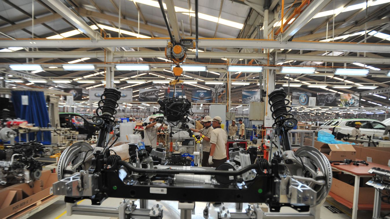 BMW X3 Assembly Factory In Jakarta Indonesia ECONOMY BMW BMW X3 Assembly Factory people gaya motor Jakarta motor vehicle factory CAR automotive design mass production INDUSTRY automobile repair shop machine engineering ASSEMBLY LINE 
