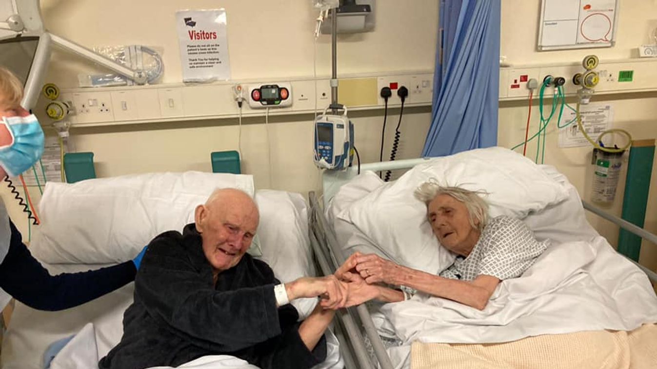 koronavírus, idős pár, Anglia 