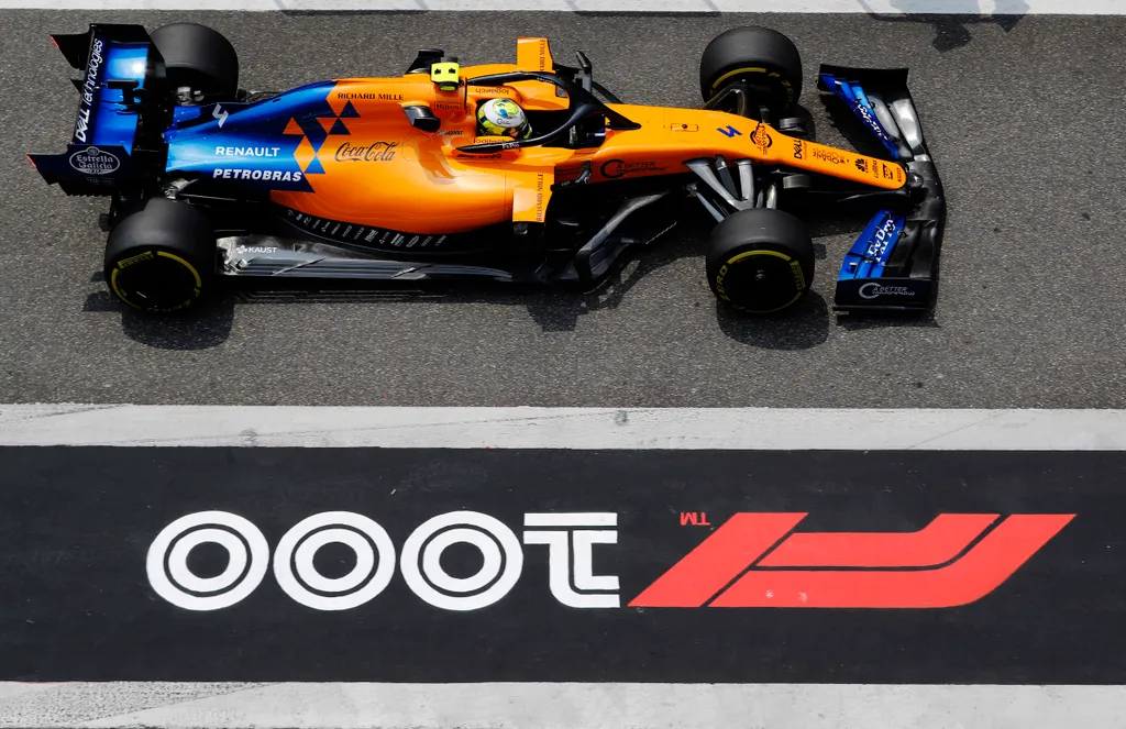 Forma-1, Lando Norris, McLaren Racing, Kínai Nagydíj, F1 logo 