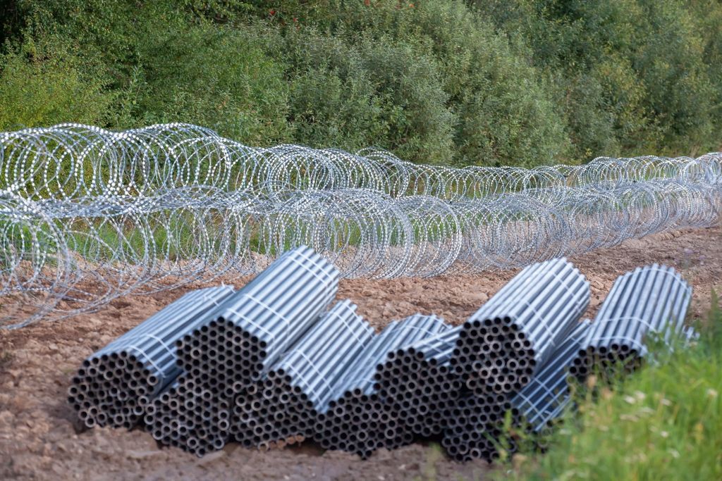 Kerítés épül az illegális bevándorlás megállításáért Lengyelországban, galéria, 2021 