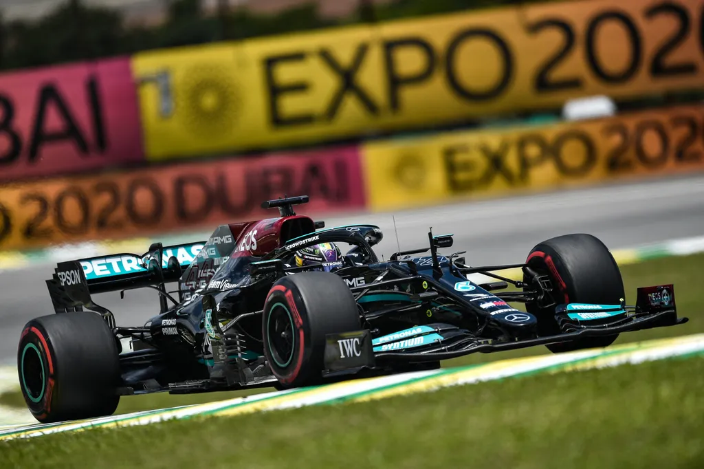 Forma-1, Lewis Hamilton, Mercedes, Sao Pauló-i Nagydíj 2021, szombat 