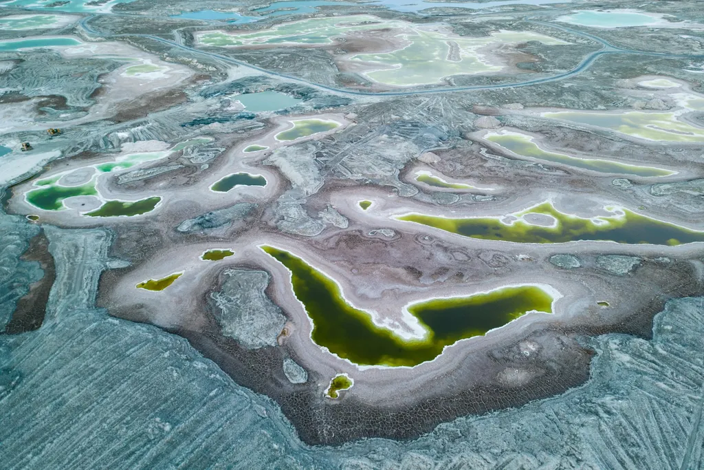 Emerald Lake, Qinghai, Kína, Smaragd-tó, smaragd, tó, tavak, só, sós 