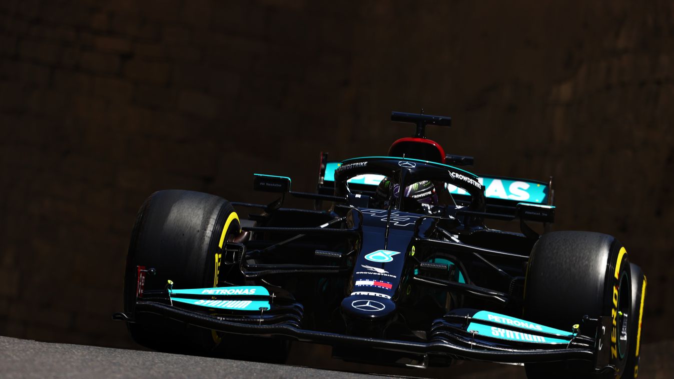 Forma-1, Lewis Hamilton, Mercedes, Azeri Nagydíj 2021, szombat 