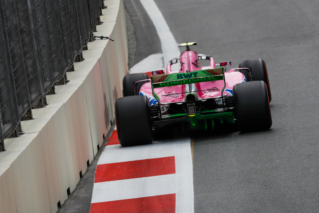 A Forma-1-es Azeri Nagydíj pénteki napja, Esteban Ocon, Force India 