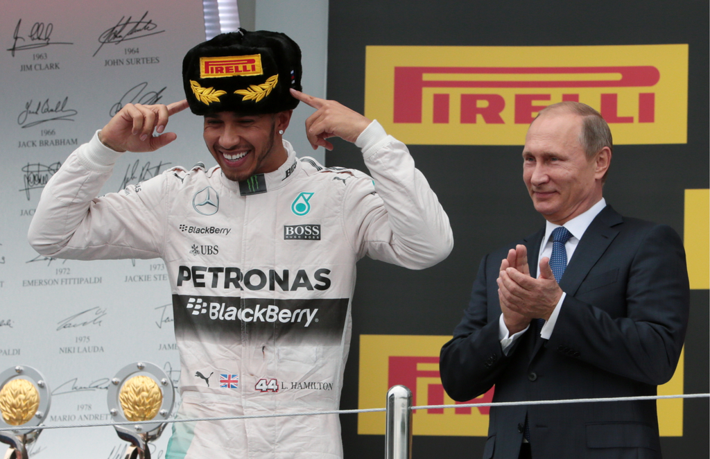 Forma-1, Lewis Hamilton, Mercedes, Vlagyimir Putyin, Orosz Nagydíj 2015 