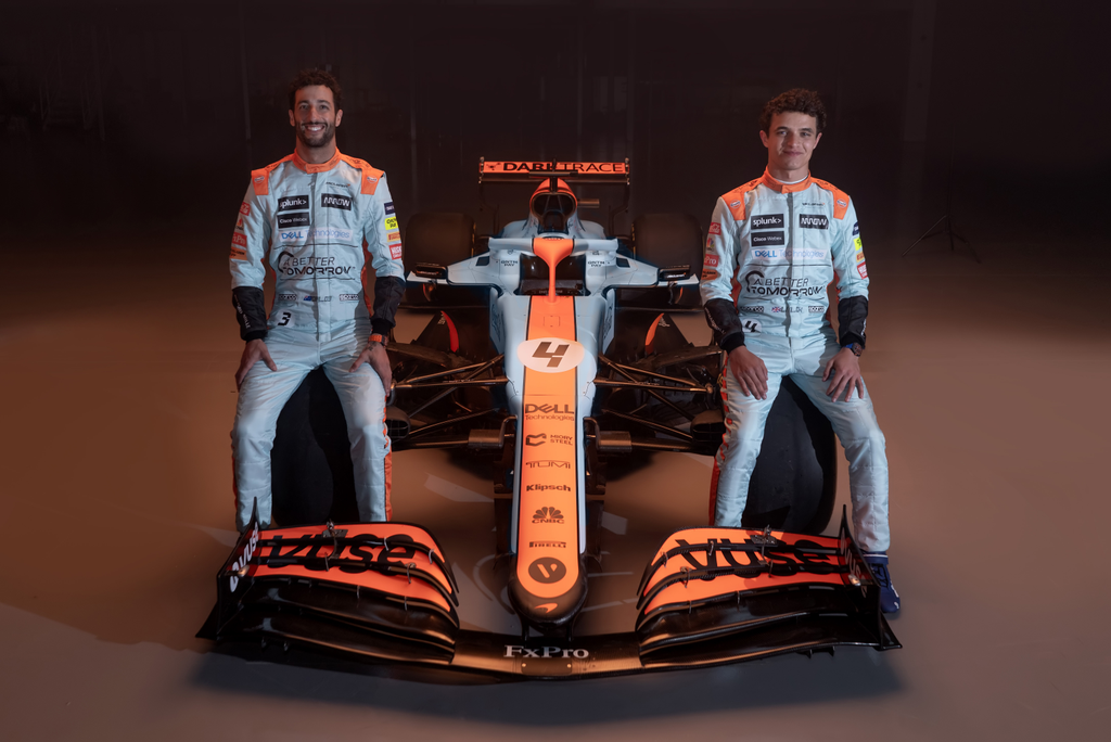Forma-1, McLaren MCL35M Gulf, Monacói Nagydíj, Daniel Ricciardo, Lando Norris 