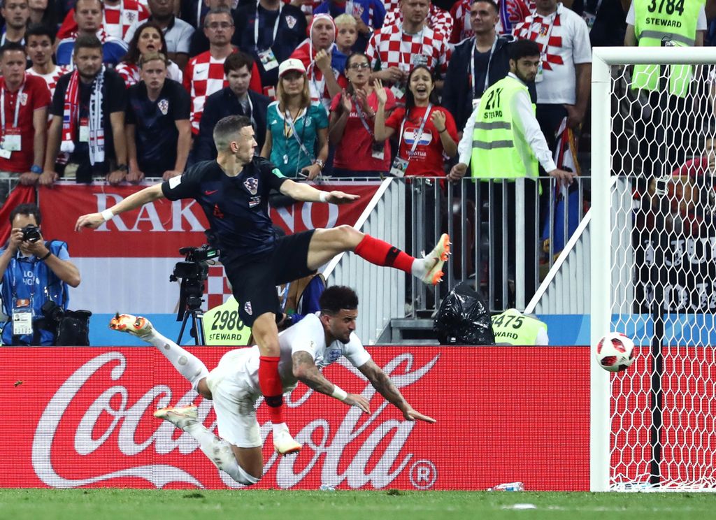 Horvátország - Anglia FIFA World Cup 2018 - Croatia vs England Sports soccer WORLD CUP FIFA Russia Croatia England semi-finals 2018er 