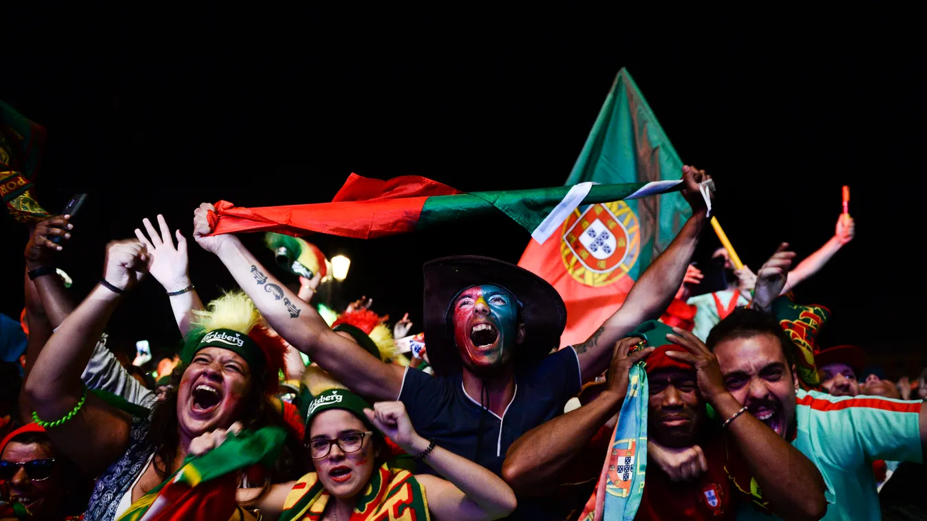 foci eb döntő ünneplés portugália lisszabon 