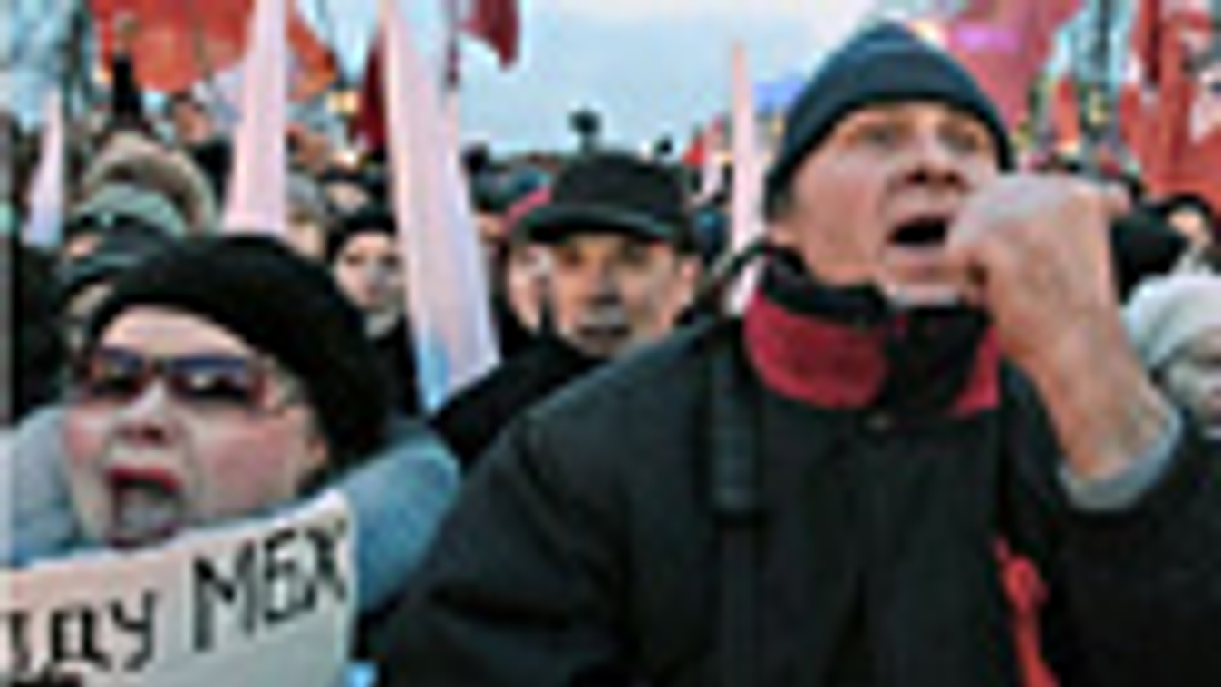 Oroszország, Moszkva, elnökválasztás, ellenzéki tüntetés 2012.03.05-én 

