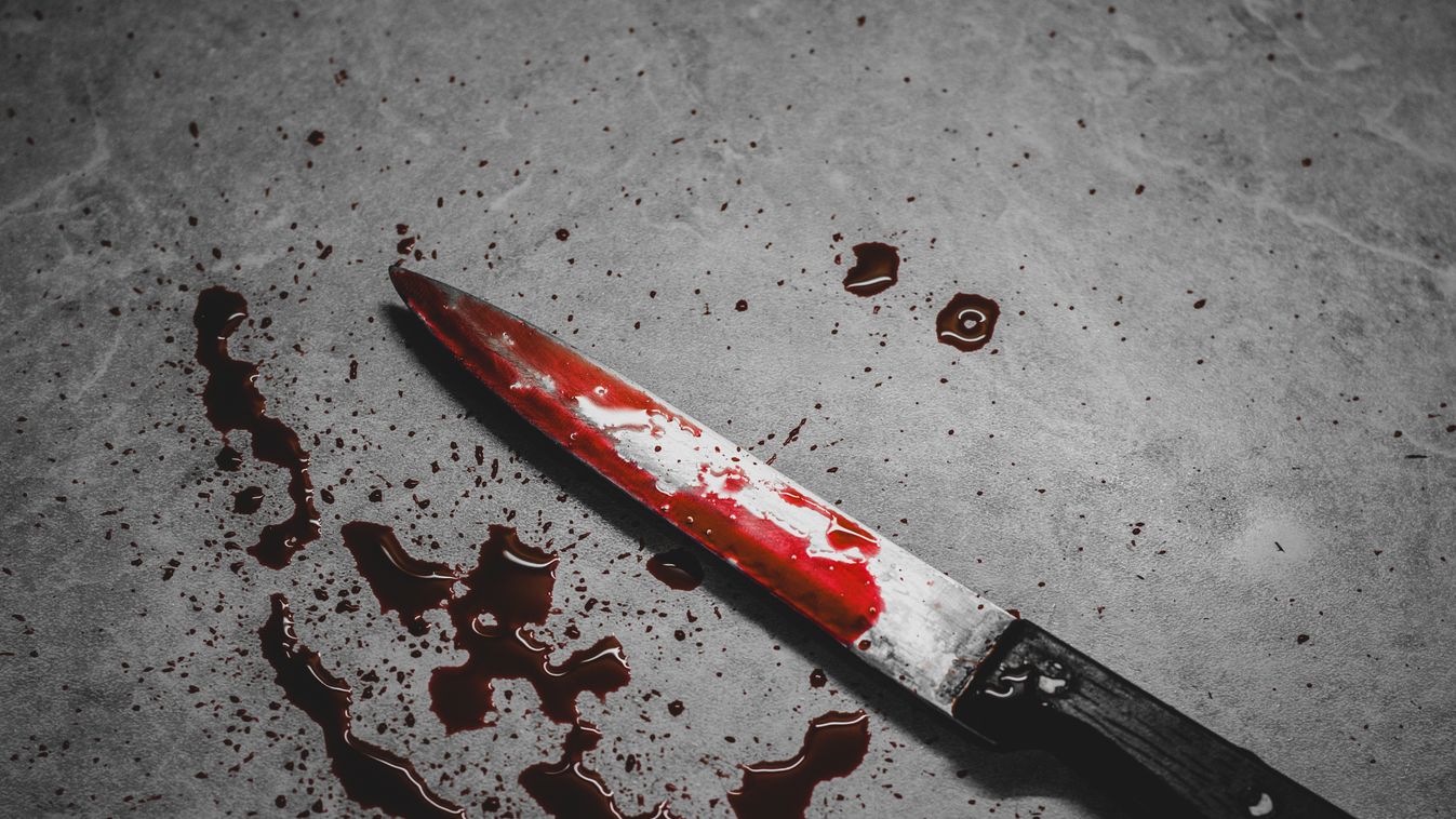 kés, véres kés, vér 