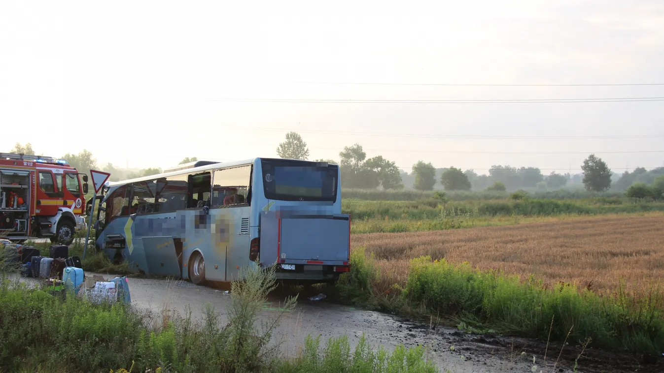 Kisvárda, busz, baleset 