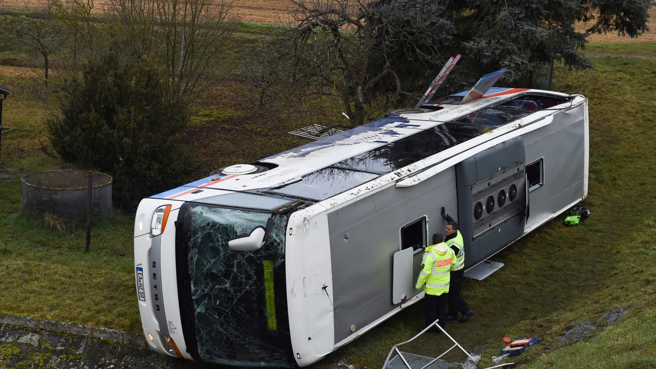 School bus accident in Thuringia ECONOMY TRAFFIC Accidents Thuringia Bavaria SCHOOL BUS Pupils 