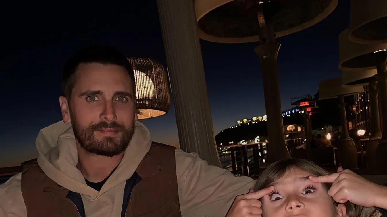 Scott Disick és a kislánya. Rasszista fotó lenne? 