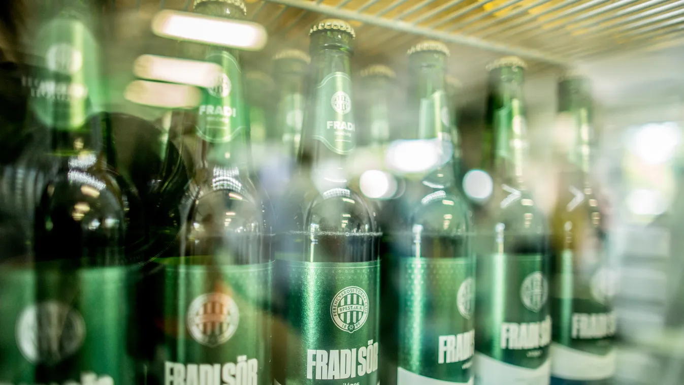 Fradi sör bejelentés átadás, Heineken, Kubatov Gábor.
2017.08.01 Fotó: Csudai Sándor 