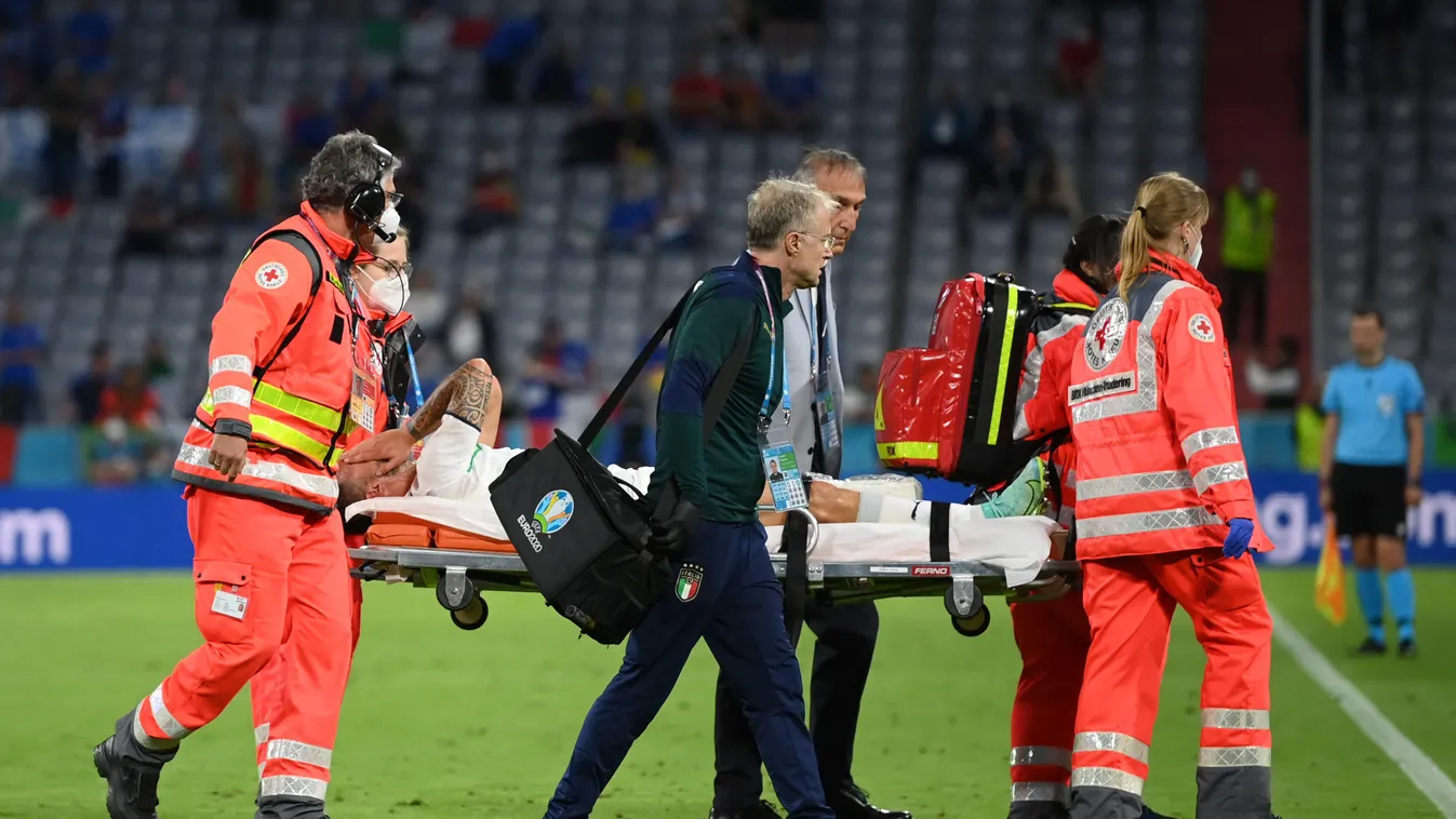 Belgium - Olaszország, Foci EB, labdarúgó Európa-bajnokság, Euro 2020, labdarúgás, negyeddöntő, Allianz Arena, München, 2021.07.02. 