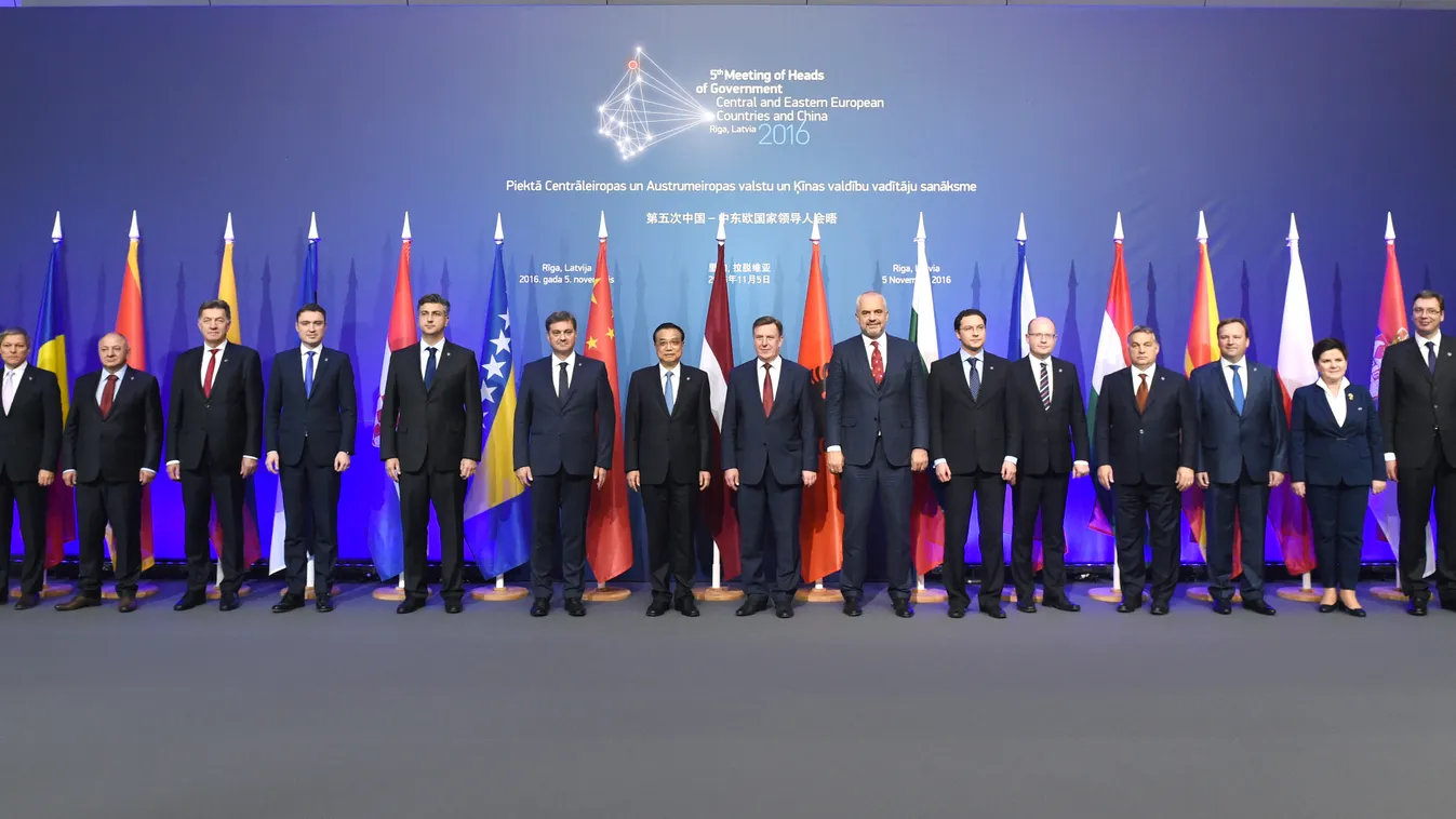 rigai 16+1 csúcstalálkozó, 16 régiós állam és Kína 