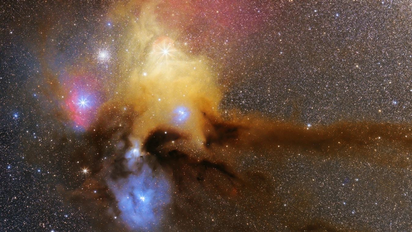 Csillagközi por- és gázfelhő, Antares, asztrofotó, Fényes Lóránd 