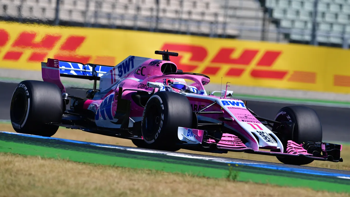 A Forma-1-es Német Nagydíj pénteki napja, Sergio Pérez, Force India 