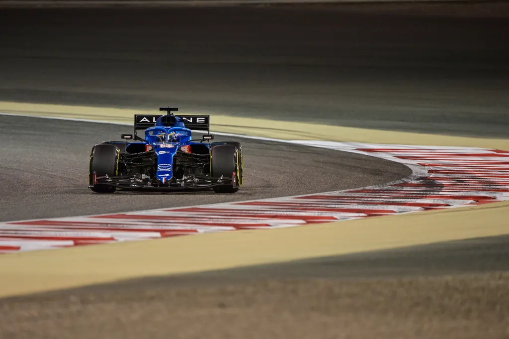 Forma-1, Fernando Alonso, Alpine, Bahreini Nagydíj 2021, péntek 
