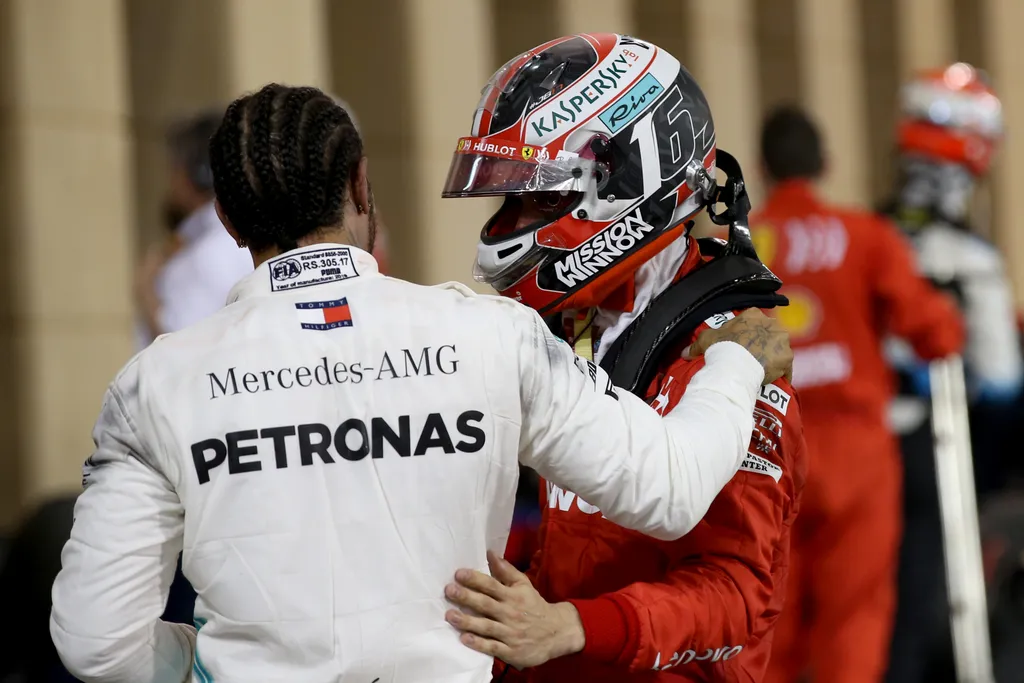 Forma-1, Lewis Hamilton, Mercedes, Charles Leclerc, Ferrari, Bahreini Nagydíj 2019 