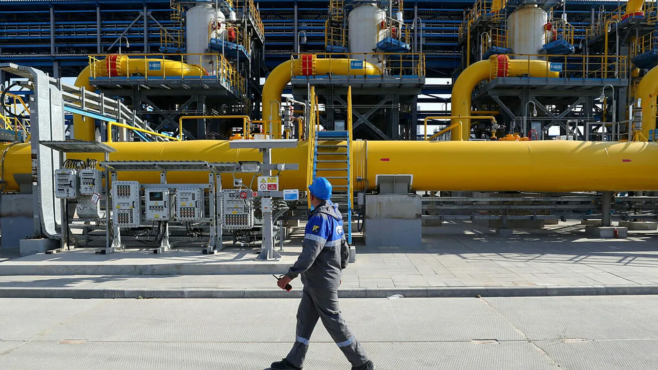 Slavyanskaya compressor station of Nord Stream 2 gas pipeline gas industry export facility 