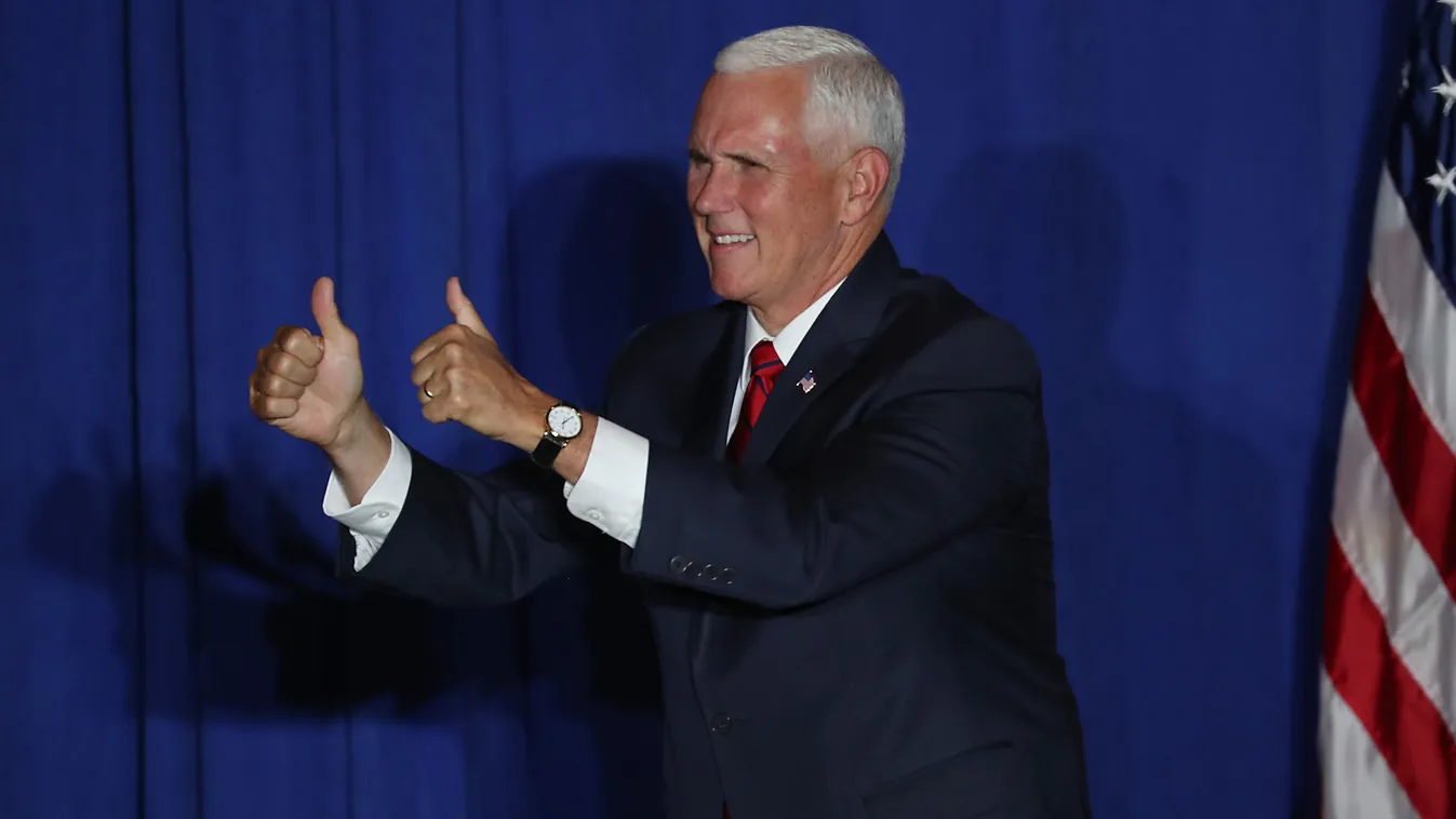 GettyImageRank1 POLITICS ELECTION bestof topix MIAMI, FLORIDA - JUNE 25: US Vice President Mike Pence attends a Donald J. Trump for President Latino Coalition Rollout at the DoubleTree by Hilton Hotel Miami Airport & Convention Center on June 25, 2019 in 