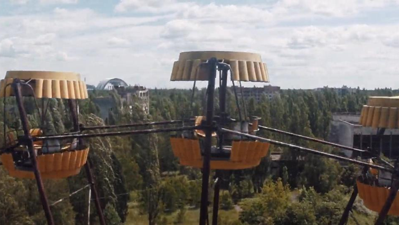 Drónvideó Csernobilról 