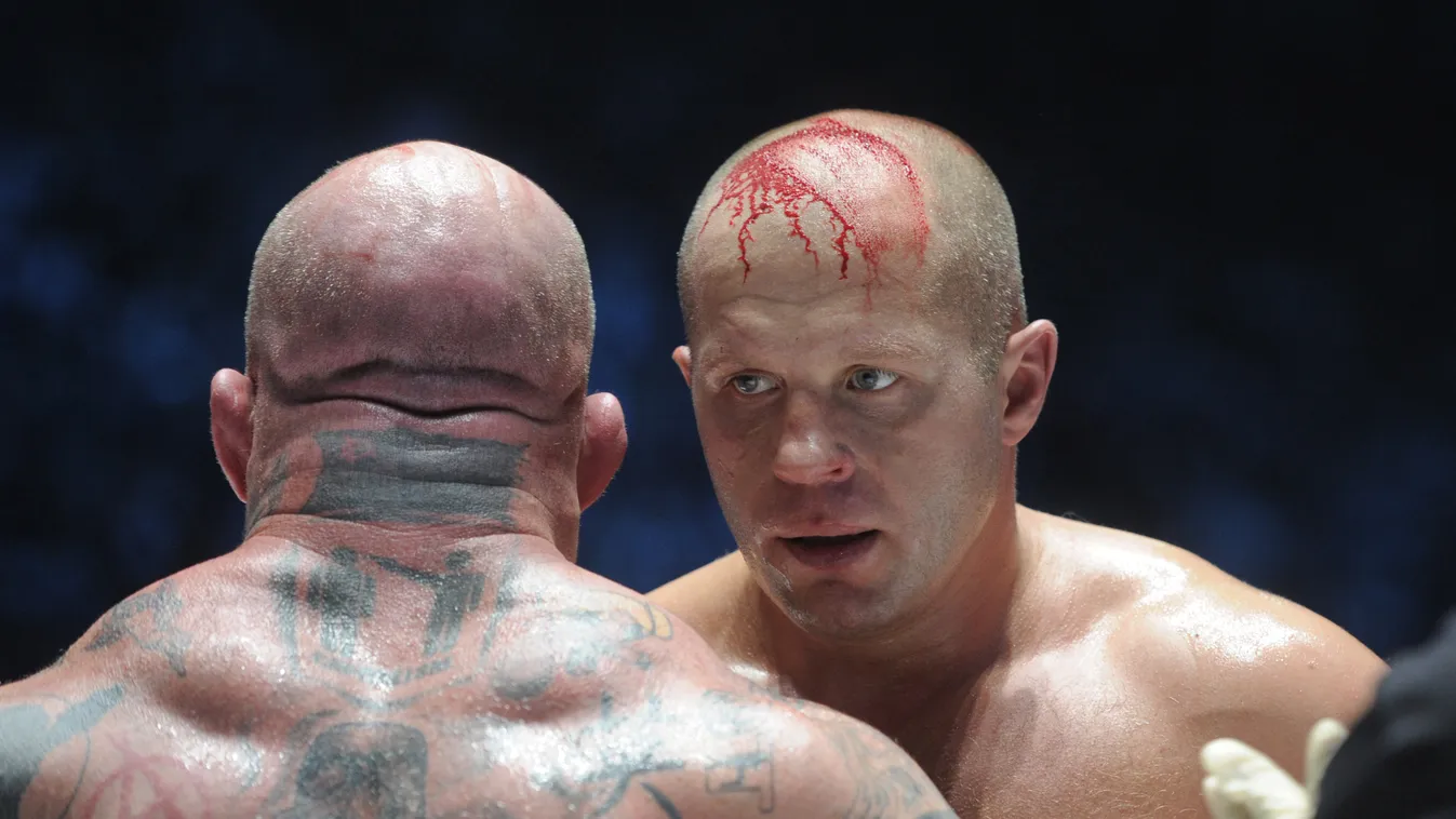 Mixed Martial Arts. Fight between Feodor Emelianenko and Jeff Monson blood personalities tattoos mixed martial arts MMA HORIZONTAL 