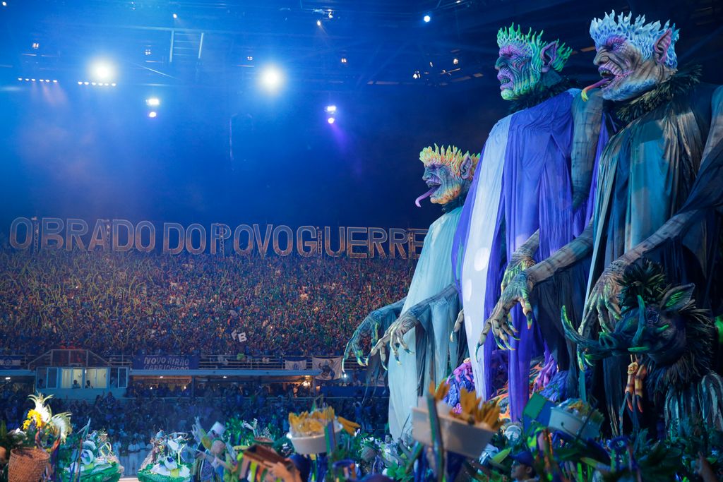 Parintins, Folklórfesztivál, Festival, Folclórico, de, Parintins, Brazília, 2023.07.01., fesztívál, 
