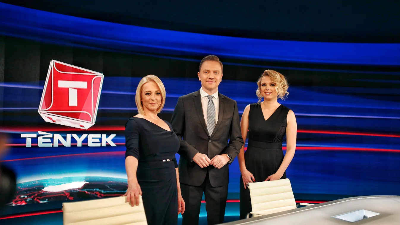 TV2, megújukt a Tények stúdiója, Marsi Anikó, Gönczi Gábor és Szalai Vivien 