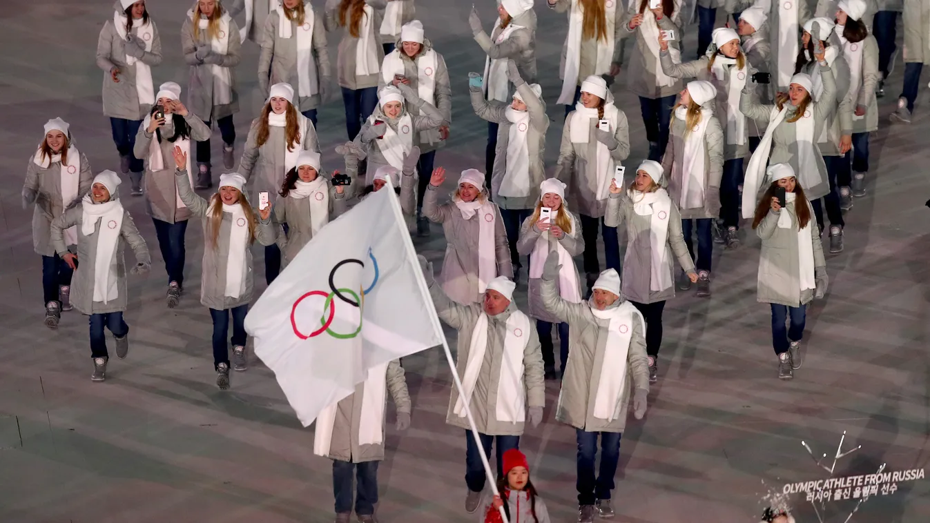 Pyeongchang 2018 - opening ceremony Sports Olympics WINTER 2018 OPENING CEREMONY FLAG 