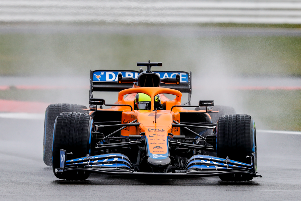 Forma-1, Lando Norris, McLaren, Silverstone, 2021 