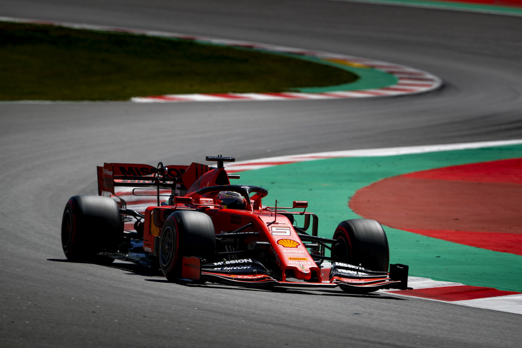 Forma-1, Spanyol Nagydíj, péntek, Sebastian Vettel, Scuderia Ferrari 