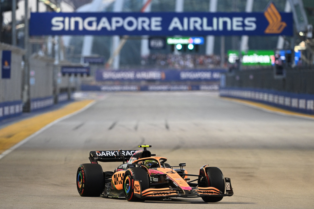 Forma-1, Lando Norris, McLaren, Szingapúri Nagydíj 2022, péntek 