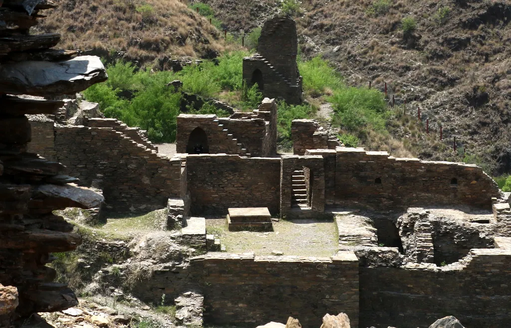 Mardan, pakisztán, Taht-i-Bahi, buddhista kolostor, maradványok, északnyugati részén elterülő Haibár-Pahtunhva tartomány, UNESCO kulturális világörökségi jegyzékén szerepel, 2023. 06. 07. 