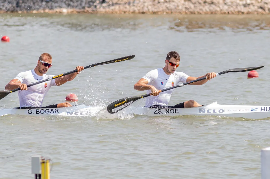 Kajak-kenu világbajnokság, Szeged, 2019 Bogár Gábor, Noé Zsombor 