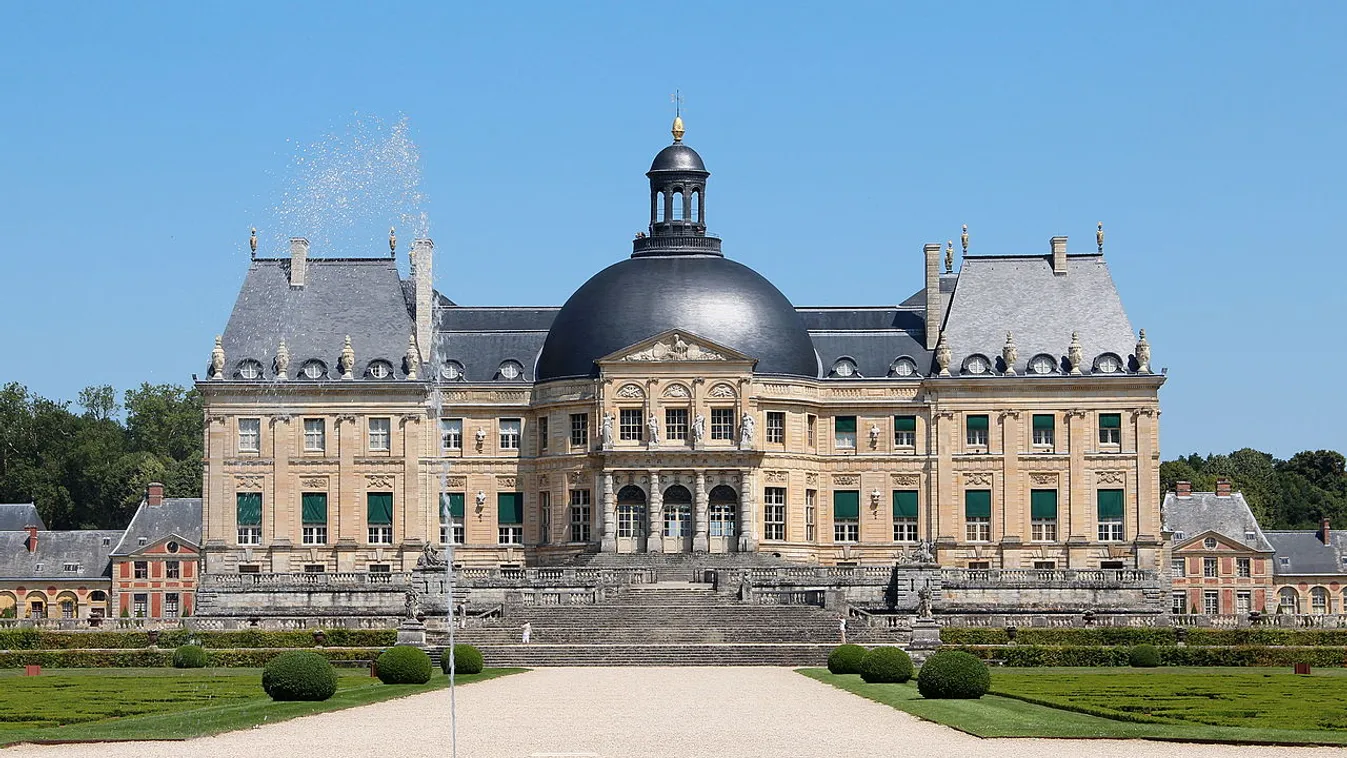 A Vaux-le-Vicomte-kastély. 