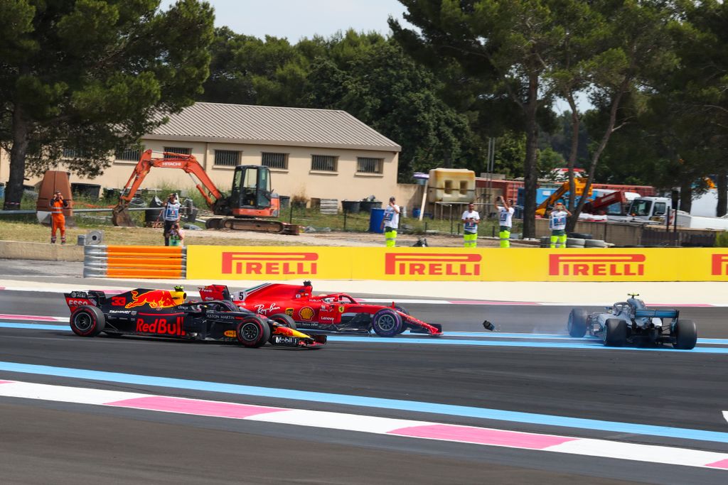 Forma-1, Francia Nagydíj, Sebastian Vettel, Ferrari, Daniel Ricciardo, Red Bull, Valtteri Bottas, Mercedes 