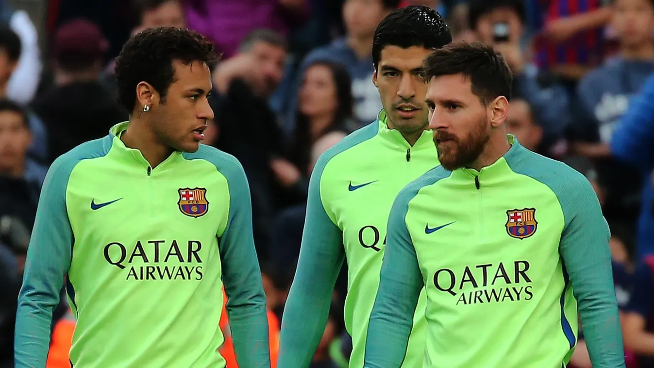 Luis Suarez, Lionel Messi, Neymar, Barcelona, foci 