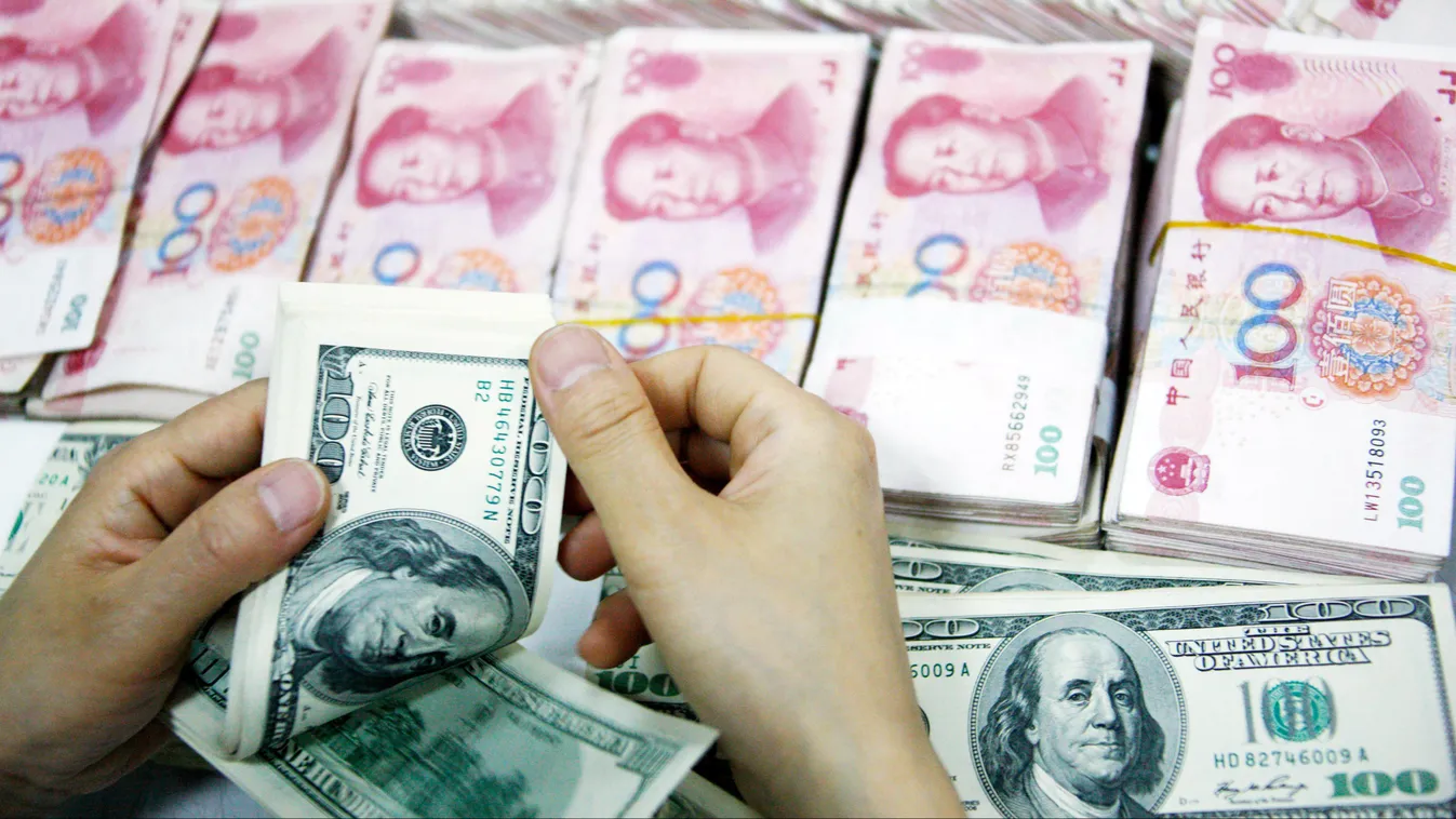 dollár yuan pénz usa kína 
