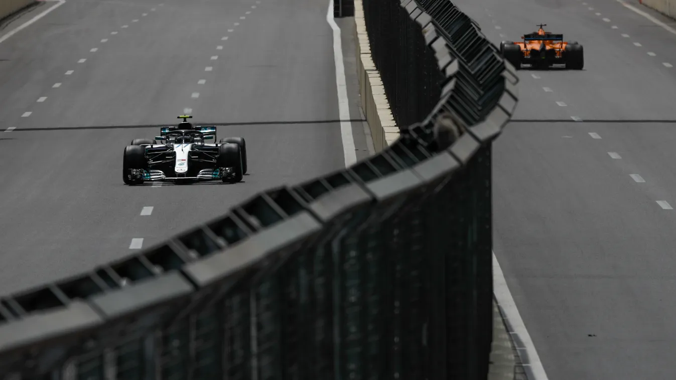 A Forma-1-es Azeri Nagydíj pénteki napja, Valtteri Bottas, Mercedes-AMG Petronas 