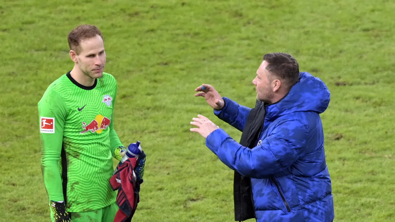 Hertha BSC - RB Leipzig Sports soccer Bundesliga Saxony Peter Gulacsi (RB Leipzig) Horizontal 