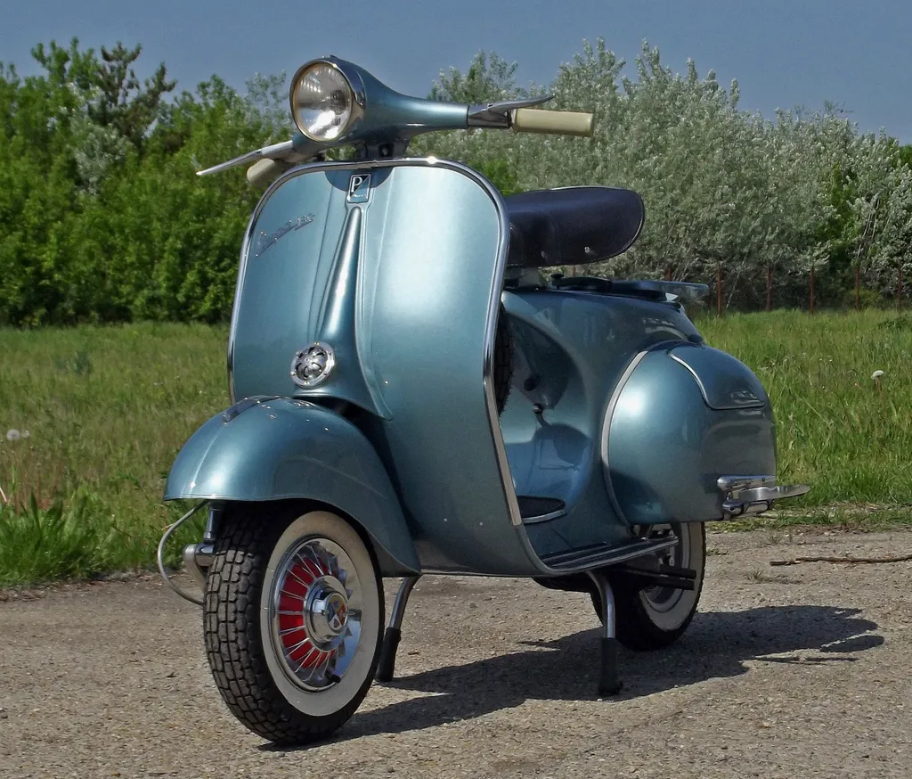 Piaggio Vespa VBB (1961) veteránteszt 