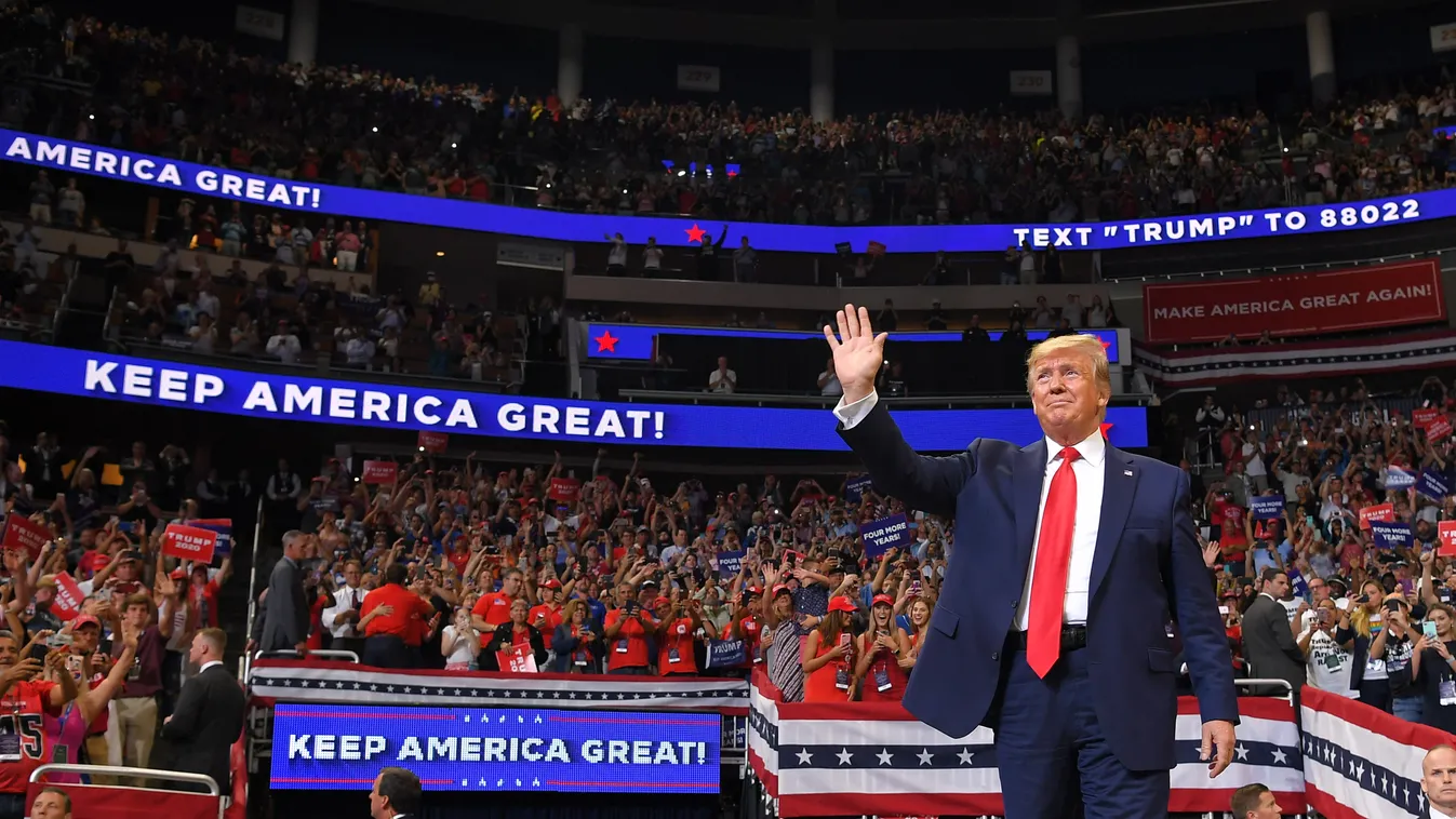 Trump expected to formally declare re-election bid at rally politics TOPSHOTS Horizontal 