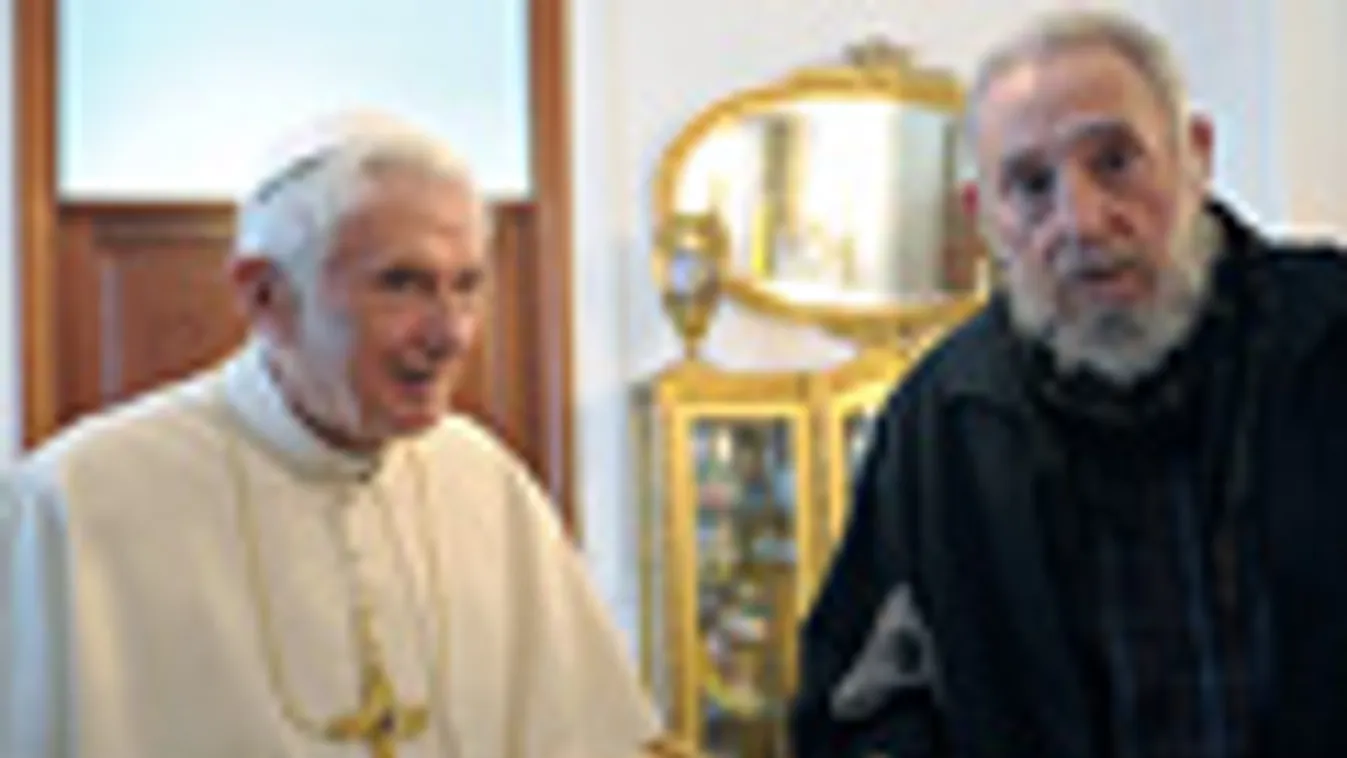 XVI. Benedek pápa találkozott Fidel Castróval kubai látogatása alatt
