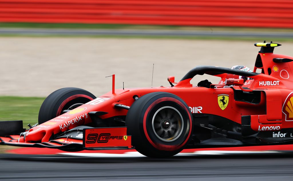 Forma-1, Brit Nagydíj, szombat, Charles Leclerc, Ferrari 