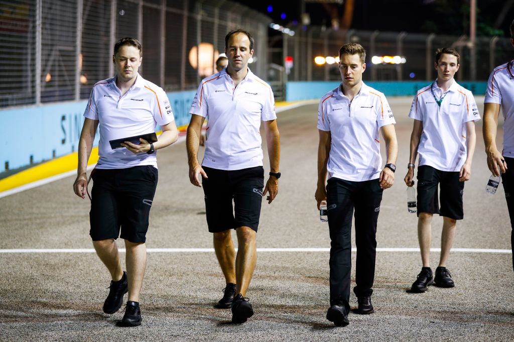 Előkészületek a Forma-1-es Szingapúri Nagydíjra, Stoffel Vandoorne, McLaren Racing 